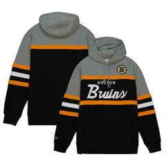 Boston Bruins Head Coach Pullover Hoodie - Black/Gray | US 200328513