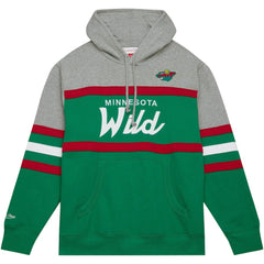 Minnesota Wild Head Coach Pullover Hoodie - Green/Gray | US 200328524