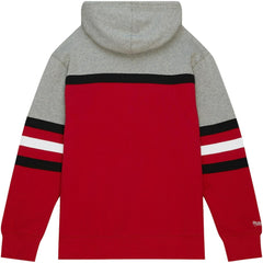 New Jersey Devils Head Coach Pullover Hoodie - Red/Gray | US 200328526