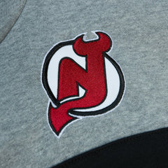 New Jersey Devils Head Coach Pullover Hoodie - Red/Gray | US 200328526