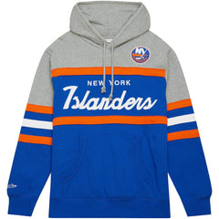 New York Islanders Head Coach Pullover Hoodie - Royal/Gray | US 200328531