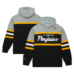 Pittsburgh Penguins Head Coach Pullover Hoodie - Black/Gray | US 200328533