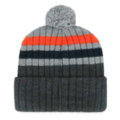 Detroit Tigers '47 Stack Cuffed Knit Hat with Pom - Gray Hats