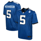 Anthony Richardson Sr. Indianapolis Colts Youth Game Jersey - Royal Jerseys