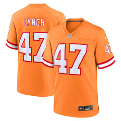 John Lynch Tampa Bay Buccaneers Youth Retired Player Game Jersey - Orange Jerseys