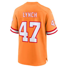 John Lynch Tampa Bay Buccaneers Youth Retired Player Game Jersey - Orange Jerseys