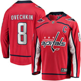 Alexander Ovechkin Washington Capitals Fanatics Captain Patch Home Breakaway Jersey - Red | US 200340946
