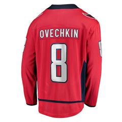 Alexander Ovechkin Washington Capitals Fanatics Captain Patch Home Breakaway Jersey - Red | US 200340946