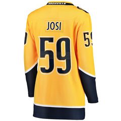 Roman Josi Nashville Predators Fanatics Women's Home Breakaway Player Jersey - Gold | US 200340948