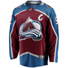 Gabriel Landeskog Colorado Avalanche Fanatics Captain Patch Home Breakaway Jersey - Burgundy | US 200340955