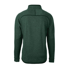 Philadelphia Eagles Cutter & Buck Gridiron Classics Big & Tall Mainsail Sweater-Knit Half-Zip Pullover Jacket - Heather Green Pullover