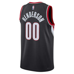 Scoot Henderson Portland Trail Blazers Unisex 2023 NBA Draft Swingman Jersey Icon Edition Black - Nike outlet