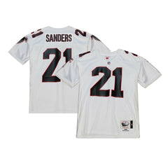 Deion Sanders Atlanta Falcons 1991 Authentic Throwback Retired Player Jersey - White Jerseys