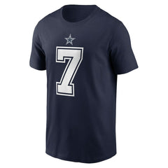 Trevon Diggs Dallas Cowboys Player Name & Number T-Shirt - Navy T-shirts