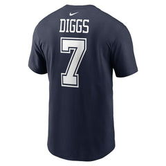 Trevon Diggs Dallas Cowboys Player Name & Number T-Shirt - Navy T-shirts