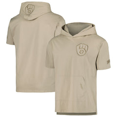 Milwaukee Brewers Pro Standard Neutral Hoodie T-Shirt - Tan Hoodies