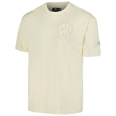 Milwaukee Brewers Pro Standard Oversized Neutral CJ Dropped Shoulders T-Shirt - Cream T-shirts