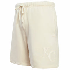 Kansas City Royals Pro Standard Neutral Fleece Shorts - Cream Shorts