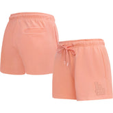 Los Angeles Dodgers Pro Standard Women's Neutral Fleece Shorts - Pink Shorts