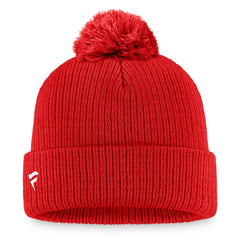 Tampa Bay Buccaneers Women's Logo Cuffed Knit Hat with Pom - Cardinal Hats