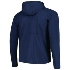 Seattle Kraken Antigua Spikes Raglan Quarter-Zip Hoodie - Heather Navy | US 200360266