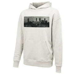 Atlanta Falcons Majestic Threads Unisex Sundays Skyline Pullover Hoodie - White Hoodies