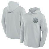 Boston Bruins Fanatics Elements Lightweight Tri-Blend Fleece Hoodie - Gray | US 200363649