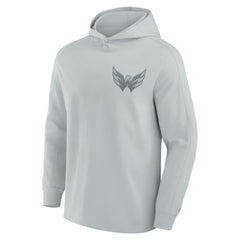 Washington Capitals Fanatics Elements Lightweight Tri-Blend Fleece Hoodie - Gray | US 200363650