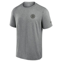 Boston Bruins Fanatics Front Office Tech T-Shirt - Black | US 200363790