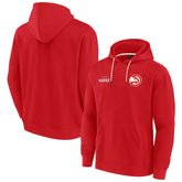 Atlanta Hawks Unisex Elements Super Soft Fleece Pullover Hoodie Red - Fanatics