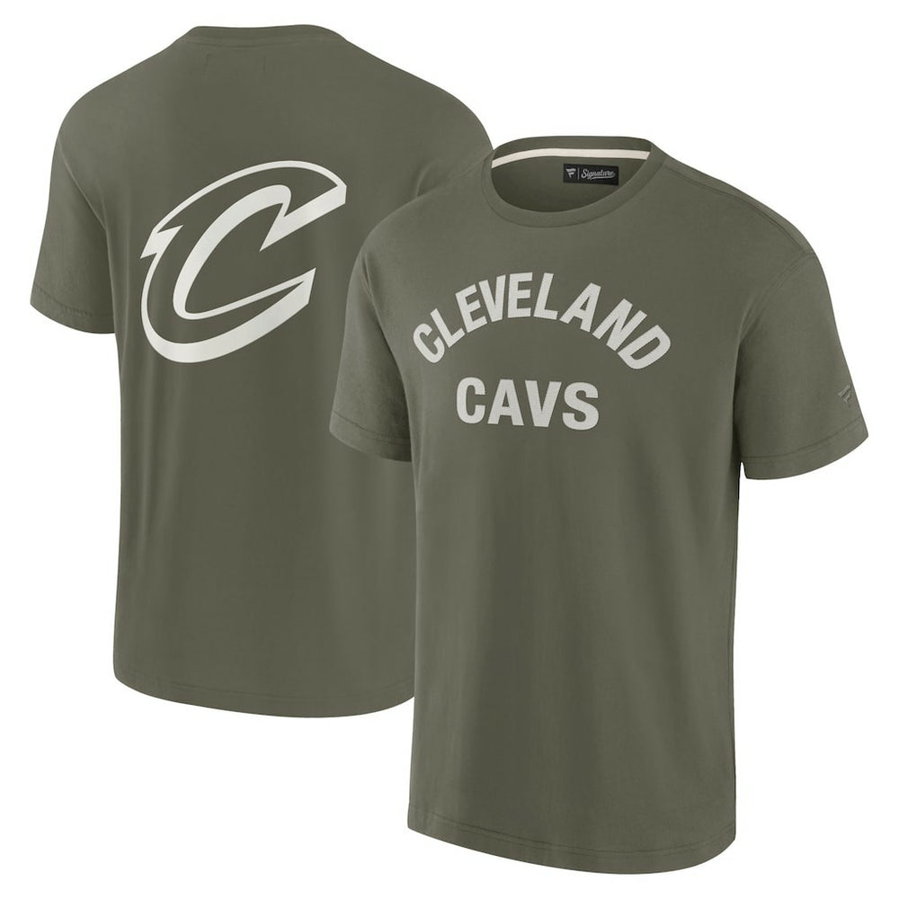 Cleveland Cavaliers Unisex Elements Super Soft Short Sleeve T-Shirt Olive - Fanatics