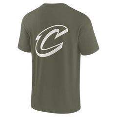 Cleveland Cavaliers Unisex Elements Super Soft Short Sleeve T-Shirt Olive - Fanatics