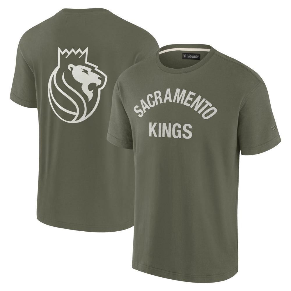 Sacramento Kings Unisex Elements Super Soft Short Sleeve T-Shirt Olive - Fanatics