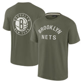 Brooklyn Nets Unisex Elements Super Soft Short Sleeve T-Shirt Olive - Fanatics