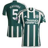 Harry Maguire Manchester United 2023/24 Away Player Jersey Green - Adidas