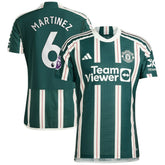 Lisandro Martínez Manchester United 2023/24 Away Player Jersey Green - Adidas for sale