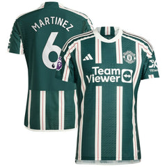 Lisandro Martínez Manchester United 2023/24 Away Player Jersey Green - Adidas for sale