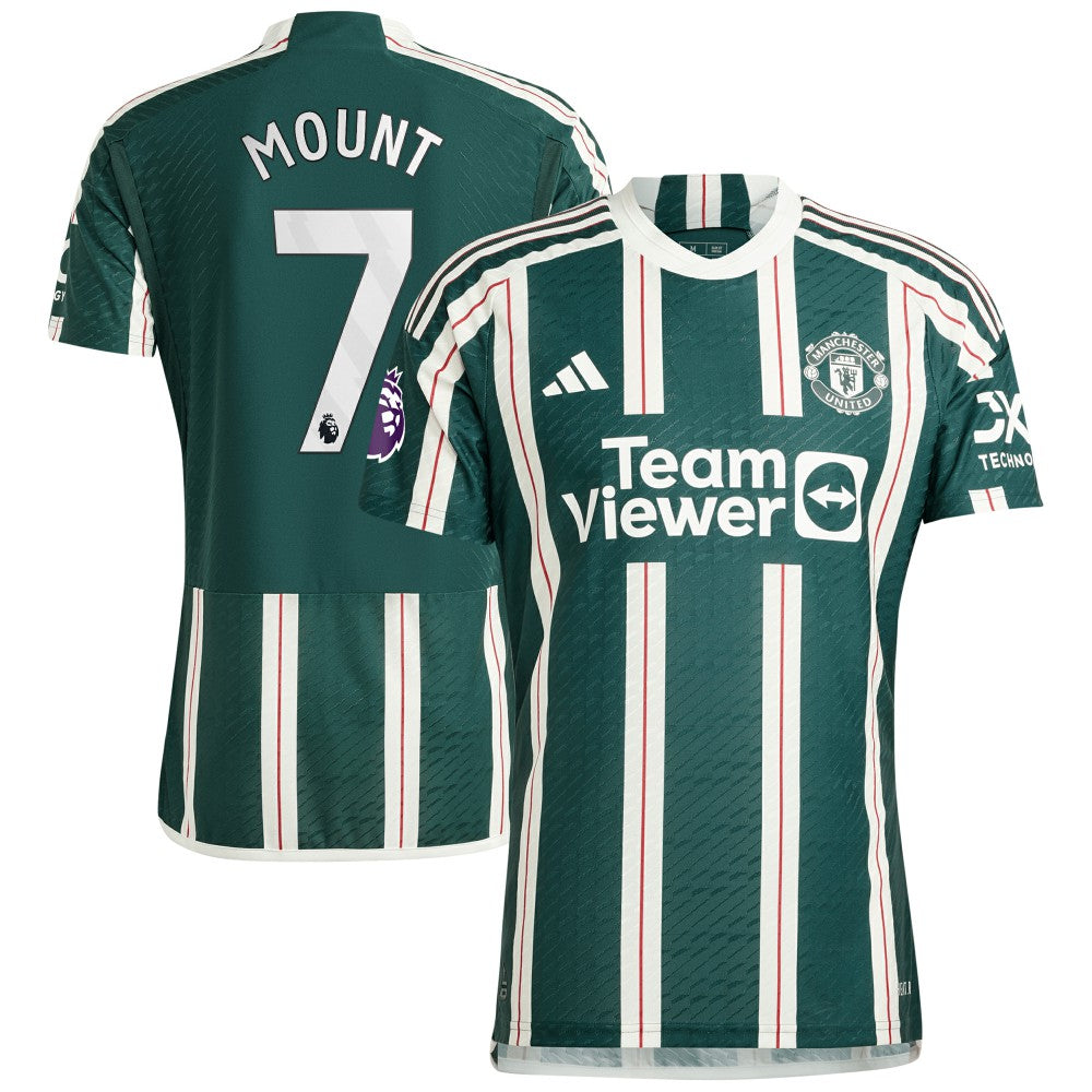 Mason Mount Manchester United 2023/24 Away Player Jersey Green - Adidas for sale