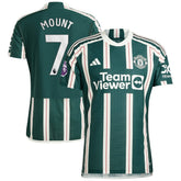 Mason Mount Manchester United 2023/24 Away Player Jersey Green - Adidas for sale