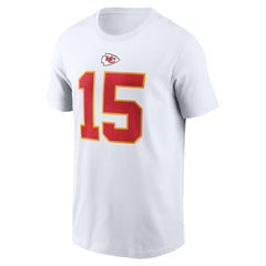 Patrick Mahomes Kansas City Chiefs Player Name & Number T-Shirt - White T-shirts