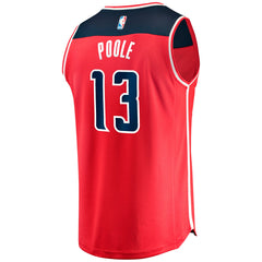 Jordan Poole Washington Wizards Fast Break Player Jersey Icon Edition Red - Fanatics