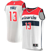 Jordan Poole Washington Wizards Youth Fast Break Player Jersey Association Edition White - Fanatics