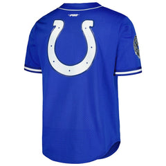 Anthony Richardson Indianapolis Colts Pro Standard Mesh Baseball Button-Up T-Shirt - Royal T-shirts