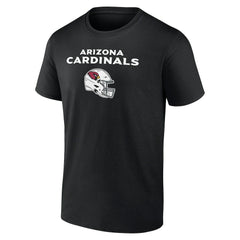 Arizona Cardinals Personalized Name & Number Team Wordmark T-Shirt - Black T-shirts