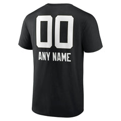 Jacksonville Jaguars Personalized Name & Number Team Wordmark T-Shirt - Black T-shirts