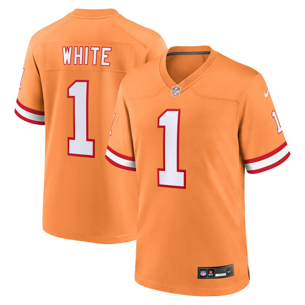 Rachaad White Tampa Bay Buccaneers Alternate Game Jersey - Orange Jerseys