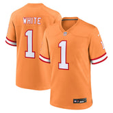 Rachaad White Tampa Bay Buccaneers Alternate Game Jersey - Orange Jerseys
