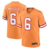 Baker Mayfield Tampa Bay Buccaneers Throwback Game Jersey - Orange Jerseys