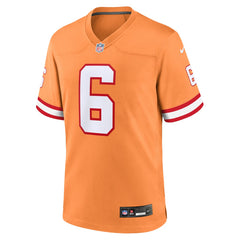 Baker Mayfield Tampa Bay Buccaneers Throwback Game Jersey - Orange Jerseys