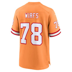 Tristan Wirfs Tampa Bay Buccaneers Alternate Game Jersey - Orange Jerseys